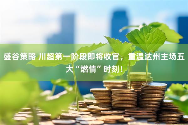 盛谷策略 川超第一阶段即将收官，重温达州主场五大“燃情”时刻！